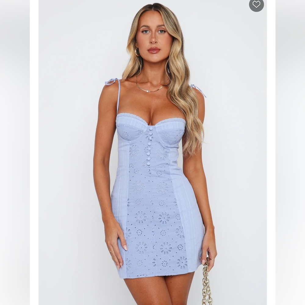 Whitefox Eyelet Mini Periwinkle